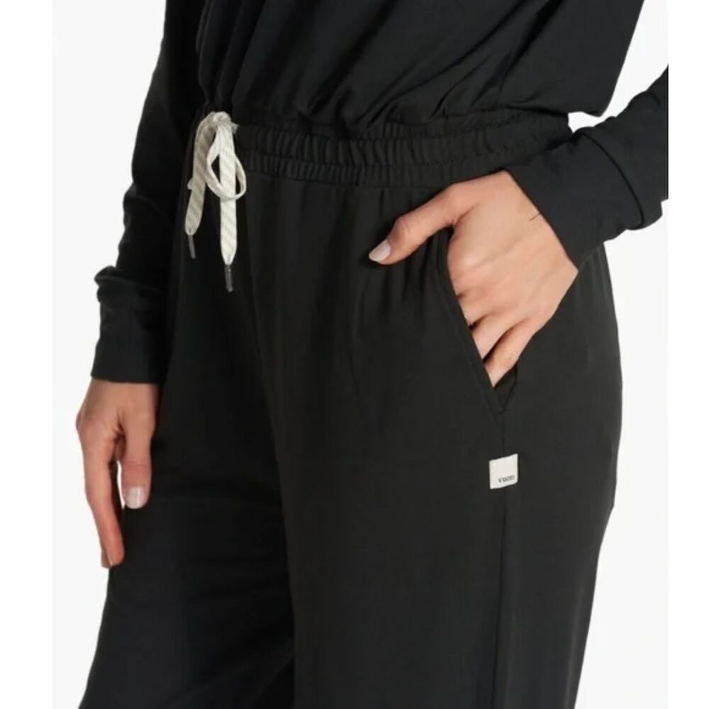 Vuori Black Lux Intentions Jumpsuit Size Large - Picture 4 of 15